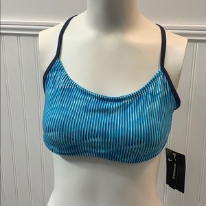 Nike large bikini top. Reversible. NWT